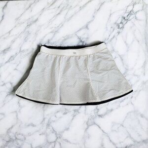 TAIL Women's Black White Reversible Mesh Tennis Pickleball Skirt Size Small